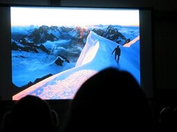 Der Bergfotograf Bernd Ritschel faszinierte in seinem Vortrag mit eindrucksvollen Bildern und Geschichten über die Gletscherwelt der Alpen.